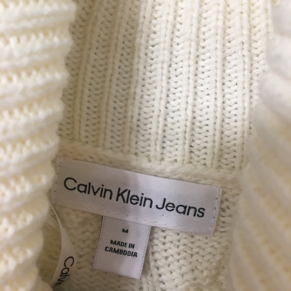 Calvin Klein Knitted turtle neck sweater - Picture 3 of 4